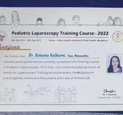 Advanced pediatric laparoscopy training course
